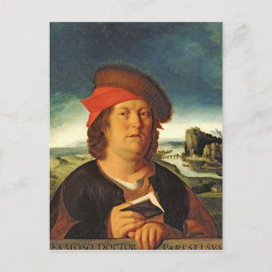 Cartão Postal Retrato presumido de ser Paracelso