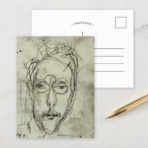 Cartão Postal Retrato Schaeffer   Albert Müller