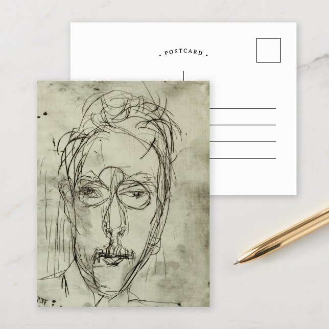 Cartão Postal Retrato Schaeffer | Albert Müller (Criador carregado)