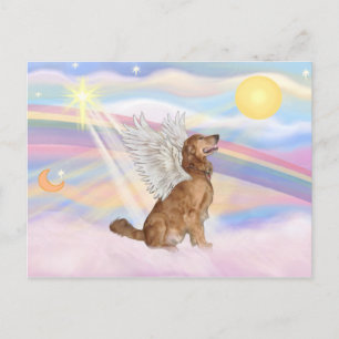 Cartão Postal Retriever de ouro