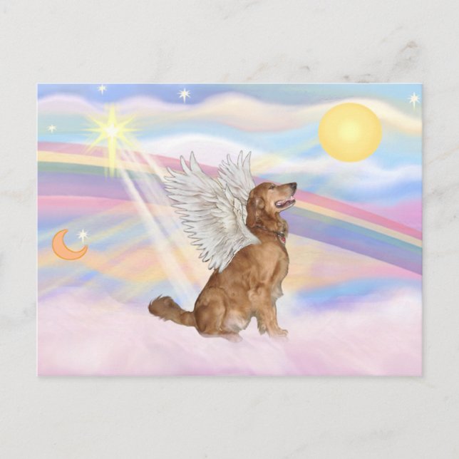 Cartão Postal Retriever Dourado (Frente)
