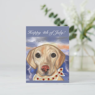 Cartão Postal Retriever Labrador   