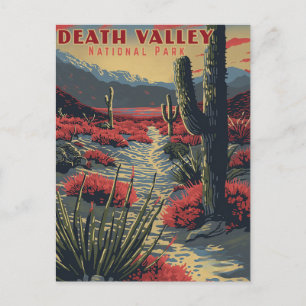 Cartão Postal Retro Adventure no Vale da Morte (Parque Nacional)