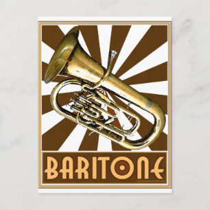 Cartão Postal Retro Baritone