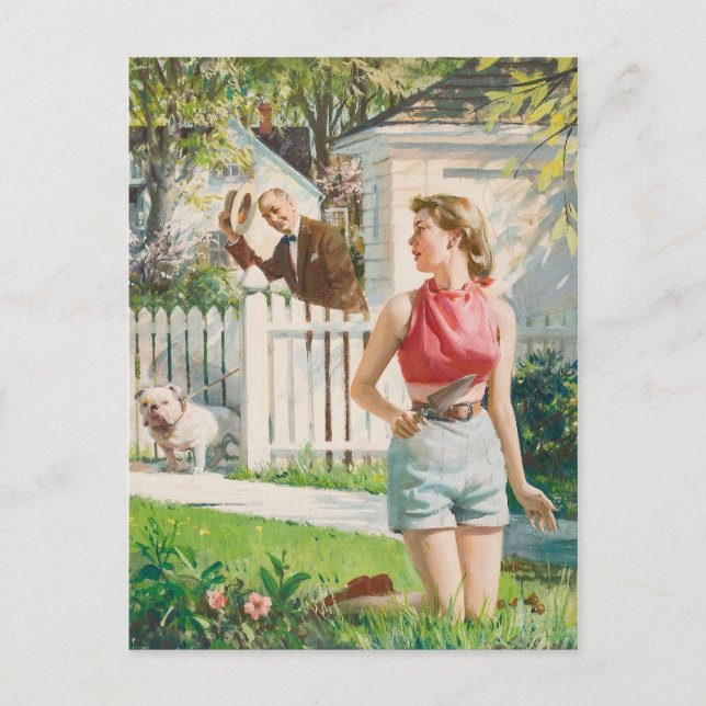 Cartão Postal Retro Beauty 70 (Frente)