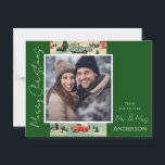 Cartão Postal Retrô de Natal de Casamento Salve o Cartão-Postal<br><div class="desc">Design de Natal com uma aquarela divertida. Todo o texto é ajustável e fácil de mudar para as necessidades do seu próprio partido. Salve os cartões postais do anúncio de casamento de Data de Natal.</div>