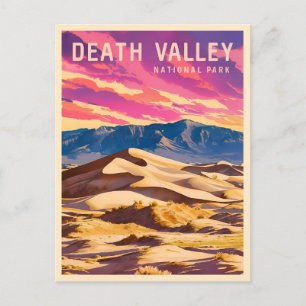 Cartão Postal Retro do Parque Nacional do Vale da Morte viagens