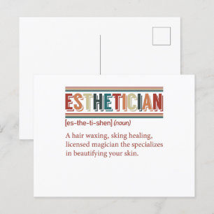 Cartão Postal Retro-esteticista de Definição Estética