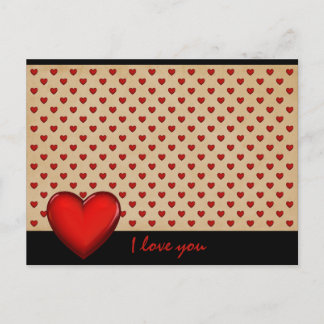 Cartão Postal Retro-Herzen - Eu te amo *