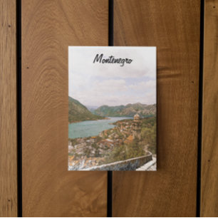 Cartão Postal Retro Montenegro Kotor Bay