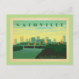 Cartão Postal Retro Nashville