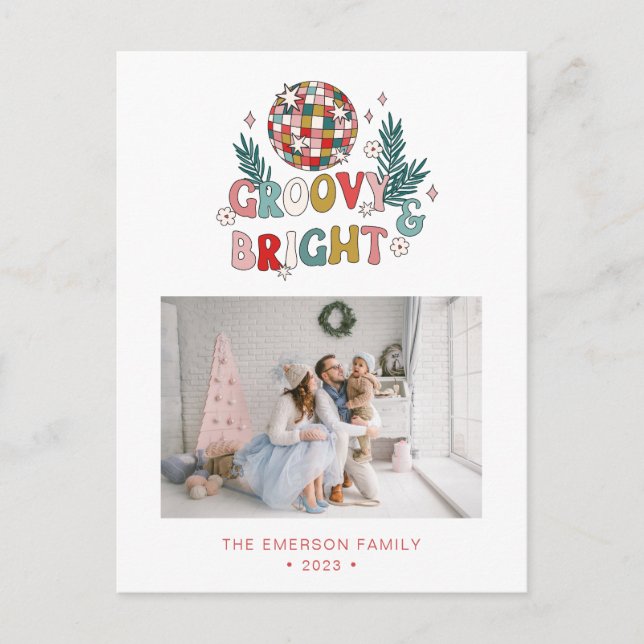 Cartão Postal Retro Natal (Frente)