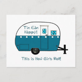 CARTÃO POSTAL | Retro Retro Camper Trailer