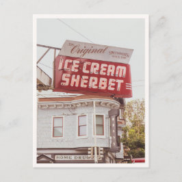 Cartão Postal Retro San Francisco Swensons Neon Sign Photo