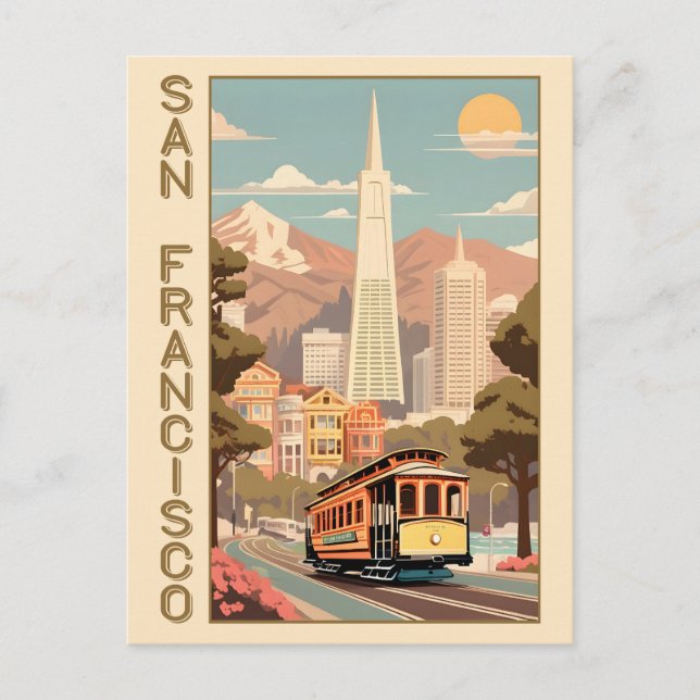 Cartão Postal Retro São Francisco (Frente)
