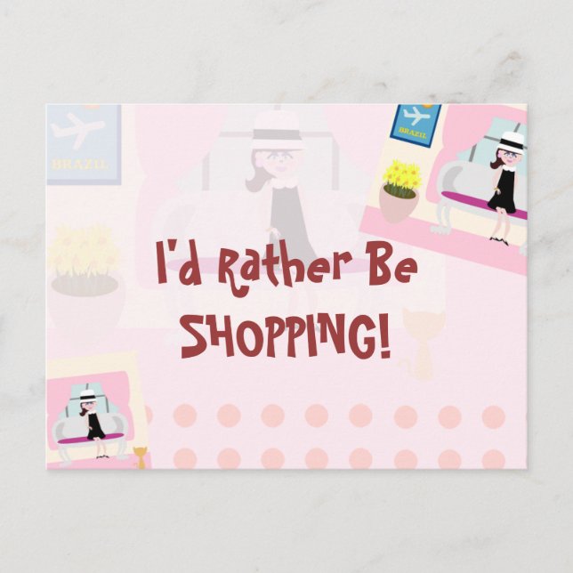 Cartão Postal Retro Stephanie (Frente)