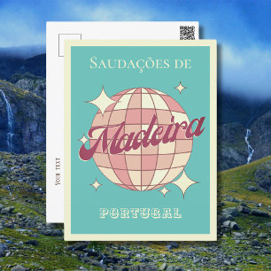 Cartão postal Retro Vintage, de férias Portugal Ma