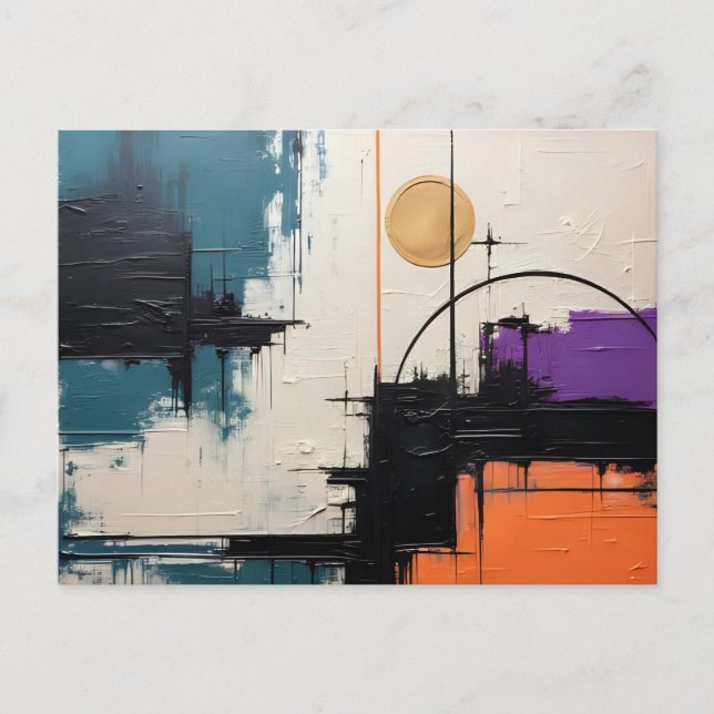 Cartão Postal Retro Wave Design 03 (Frente)