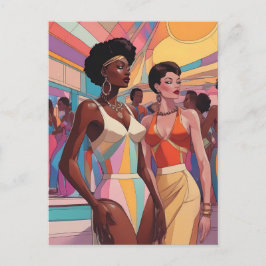 Cartão Postal Retrowave Party 1980