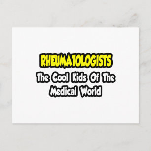 Cartão Postal Reumatologistas... Crianças legal do Mundo Médico