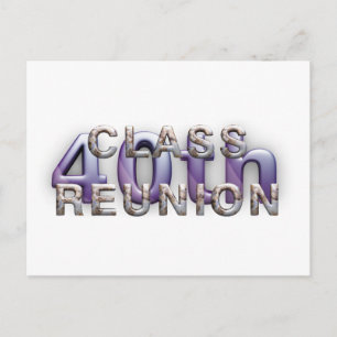 Cartão Postal Reunião de 40.a classe