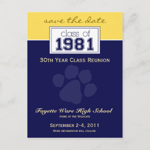 Cartão Postal :Reunião de Classe Personalizada - Anúncio Guard
