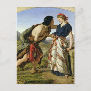 Cartão Postal Reunião de Jacob e Rachel, 1853