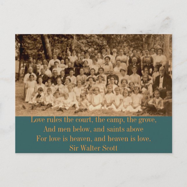 Cartão Postal Reunião do Campo do Condado de York (Frente)