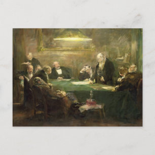 Cartão Postal Reunião do Conselho de Diretores, 1900