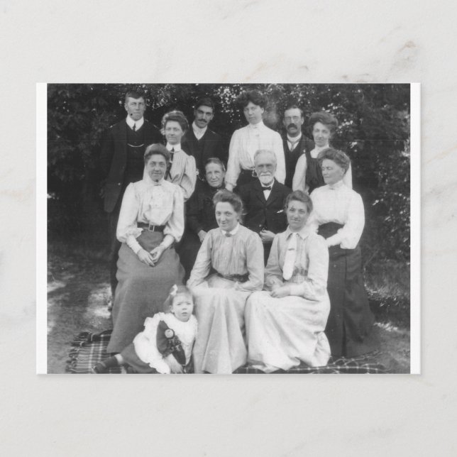 Cartão Postal reunião familiar (Frente)