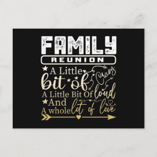 Cartão Postal Reunião Familiar Um Pouco Louca