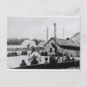 Cartão Postal Reunião Tribal