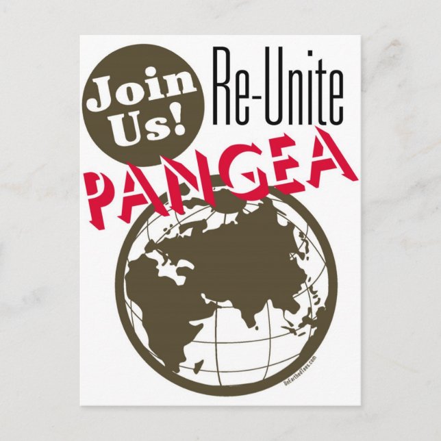 Cartão Postal Reunir Pangea (Frente)