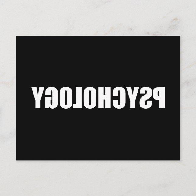 Cartão Postal Reverse Psychology (Frente)