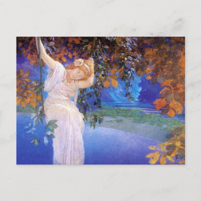 Cartão Postal Revertidos Por Maxwell Parrish (Frente)