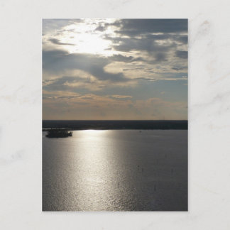 Cartão Postal revestimento prateado