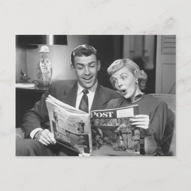 Cartão Postal Revista de Leitura de casais (Frente)