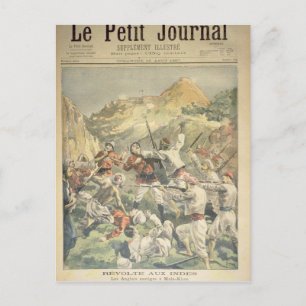 Cartão Postal Revolta na Índia