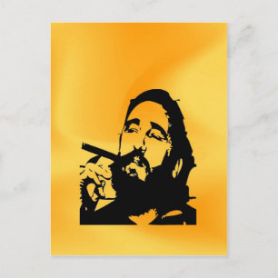 Cartão Postal Revolução cubana de Castro Fidel