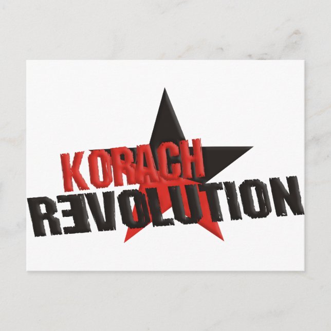 Cartão Postal Revolução de Korach (Frente)