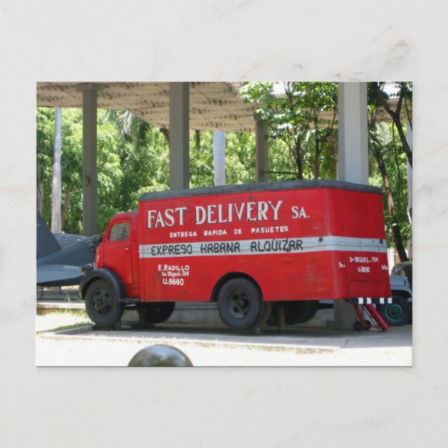 Cartão Postal revolução delivery (Frente)