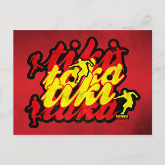 Cartão Postal Revolução no futebol espanhol