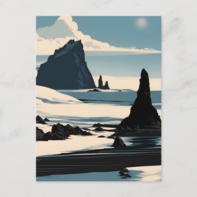Cartão Postal Reynisfjara Beach (Frente)
