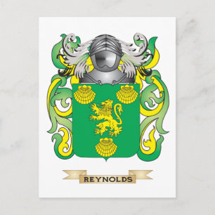 Cartão Postal Reynolds Casaco de Braços (Serviço Familiar)