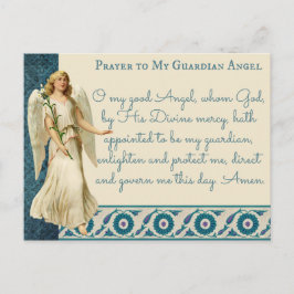 Cartão Postal Rezação do Anjo da Guardiã Religiosa