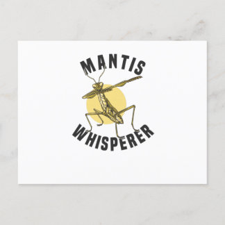 Cartão Postal Rezando Mantis Insect Lover