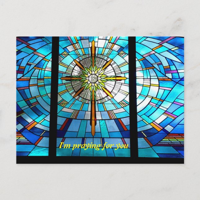 Cartão Postal rezando por você (Frente)