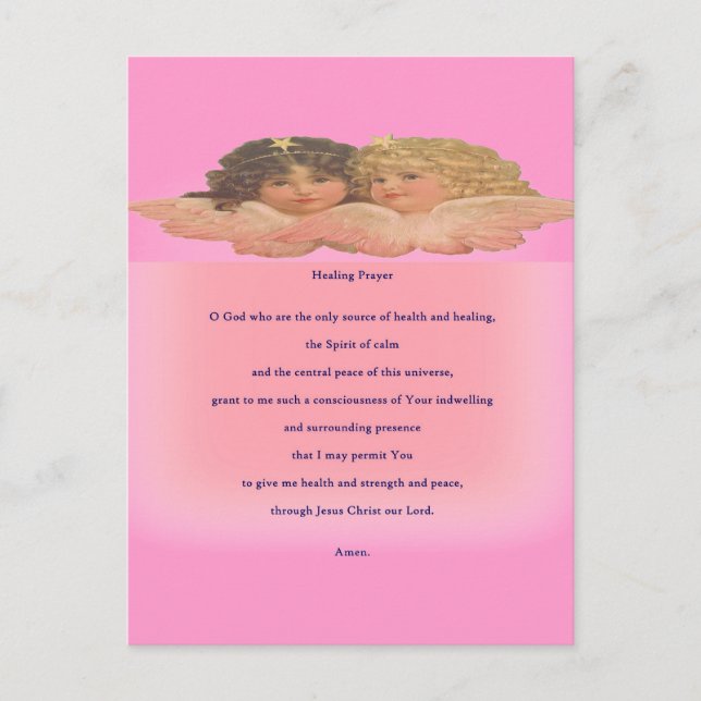 Cartão Postal Rezar para eles. (Frente)