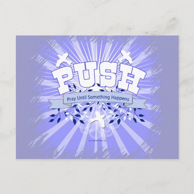 Cartão Postal Reze Até Que Algo Aconteça (Frente)