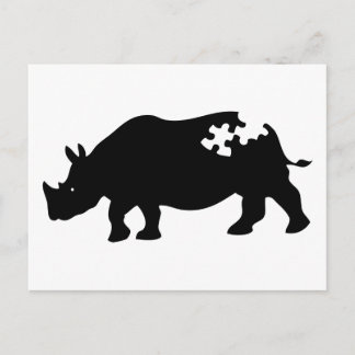 Cartão postal Rhino